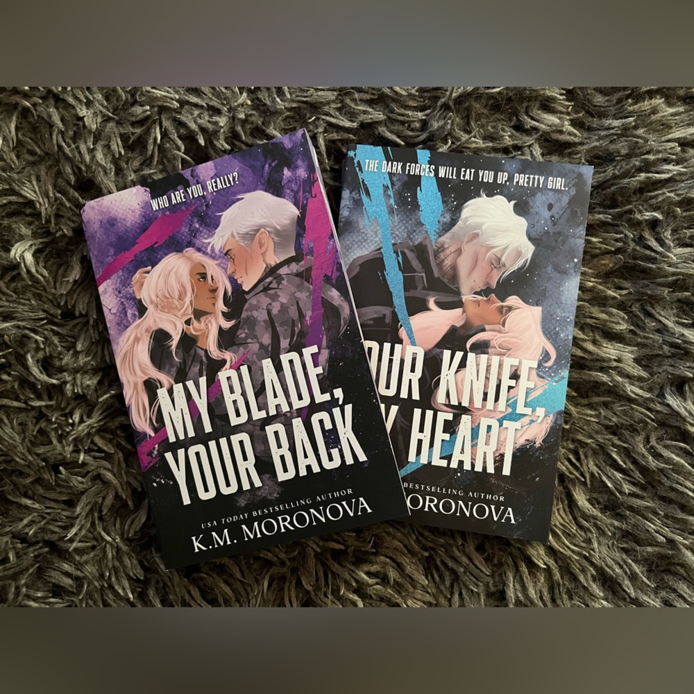 Your Knife, My Heart & My Blade, Your Back by K.M. Moronova - Deluxe Paperbacks